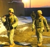 American soldiers from the Oregon National Guard on a night patrol in Kabul, Afghanistan.