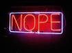 Nope sign