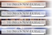 Examples of masthead art that will greet visitors at OregonNewsJournal.com.