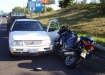 Police motorcycle crash on I-205 in Portland, 9-29-08