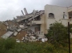 Hisham al-Dgahma's house, which was demolished by Israeli military bulldozers during an incursion into 'Abassan village, east of Khan Yunis, 26 March 2010