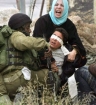 Palestinian boy being arrested by IDF