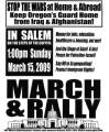 Peace demonstration poster