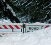 road closed sign