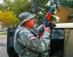 A California National Guard soldier in Afghanistan