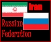 Russia and Iranian flags