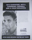 Poster warning of sex offenders