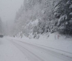 Snow covered road