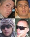 Cpl. Francisco X. Aguila, Sgt. Raul Moncada, PFC Richard A. Dewater and Spc. Michael J. Anaya