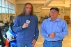 Tim King and Larry Dye of Electric Wheels Inc.