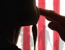 Soldier saluting