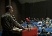 Deputy Steve Polanski Explaining the MOU to an Assembly of Chemawa Students