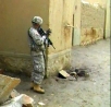 Soldier on patrol in Kabul, Afghanistan in late 2006.  Salem-News.com photo by Tim King.