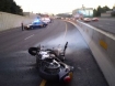 I84 wrecked motorcycle October 20th 