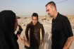 Noor Ahmed Harazeen, 15-year old Mukhless El Massri of Gaza, and Ken O'Keefe