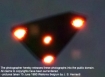 Triangular UFO photographed in Belgium