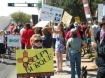 New Mexico's largest 15 October protest took place in the city of Albuquerque.