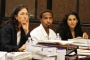 NCIP legal director Linda Starr, Obie Anthony, and NCIP supervising attorney Paige Kaneb at the evidentiary hearing September 2011.