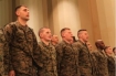 Marines from Wounded Warior Project singing Marine Hymn