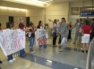 U.S. forces returning from Iraq, at the Dallas airport in Texas. 