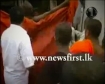 Buddhist monk exposing in Dambulla riots