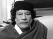 Libyan leader Muammar Gaddafi