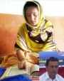 Girl is protesting, pleading & praying for the return of her father, who went missing 65 days ago. Courtesy: Aziz Narejo