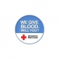 Red Cross Give Blood Badge