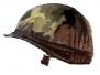 The Helmet had a green side or a brown side depending on terrain.