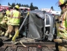 Crash Scene Highway 30 Warren Oregon