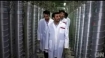 Iranian President Mahmoud Ahmadinejadt in nuclear facility