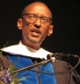 Rwanda President Paul Kagame during a recent visit to William Penn University, photo by Jennifer Fierberg Salem-News.com