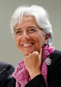 Christine Lagarde, Managing Director for the International Monetary Fund in Washington DC.