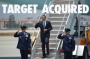 Obama exiting Air Force One