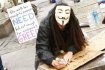 V at Occupy Wall St