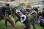 Palestinian protester detained by Israeli border police