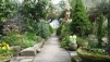 A path leads through Ray Schreiner’s garden