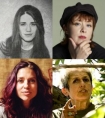 Clockwise from top left: Carly Bryant, Suzanne Vega, Ani Difranco and Joan Baez