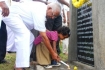 commemorative stone as a symbol of people's victory against the Karnataka Government's proposed Chamalapura Thermal Power Plant Project 