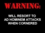 Ad-hominem attacks