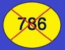  786 symbol is used as a substitute for Bismillah “In the name of Allah” or “In the name of God”