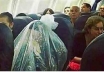 Jewish national in a bag on airplane