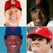 Mark McGwire, Barry Bonds, Pete Rose and Sammy Sosa