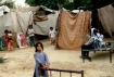 Displaced villagers in Pakistan