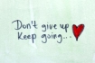 don't give up