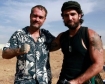 Ken O'Keefe and the late Vittorio Arrigoni in Gaza