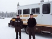 Linn deputies in the snow