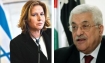 Tzipi Livni, chief Israeli negotiator, and Palestinian President, Mahmoud Abbas