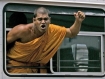 angry Buddhis monk in Sri Lanka