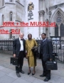 Chiwar and Gloria Musa outside the RCJ, August 2011 with the very much victimised Maurice Kirk'